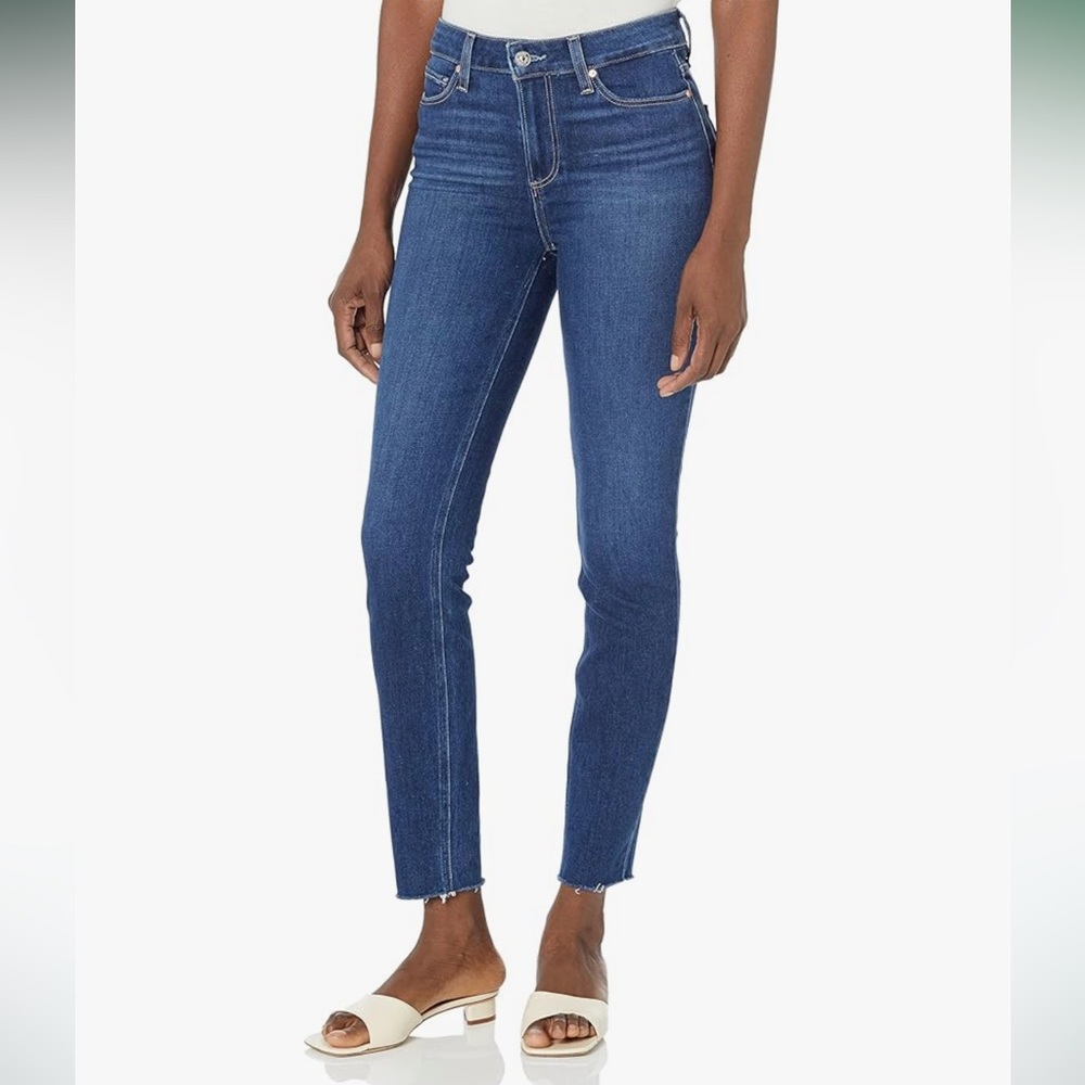 PAIGE Hoxton Straight Ankle Peg Jeans in Riviera Wash Size 26 🍑